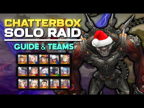 Solo Raid Chatterbox Guide w/ Example Teams, Builds, and Playthroughs | NIKKE