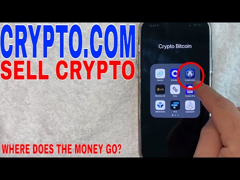 🔴🔴 When You Sell Crypto On Crypto.com Where Does The Money Go ✅ ✅