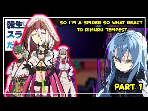 So I'm a Spider So what React To Rimuru As Shiraori's Brother Tempest | Gacha React | 1/?