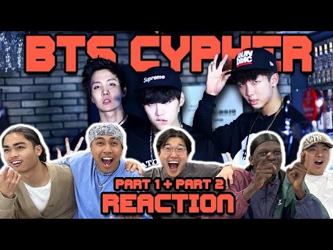 OUR FIRST TIME WATCHING BTS CYPHER 1 & 2