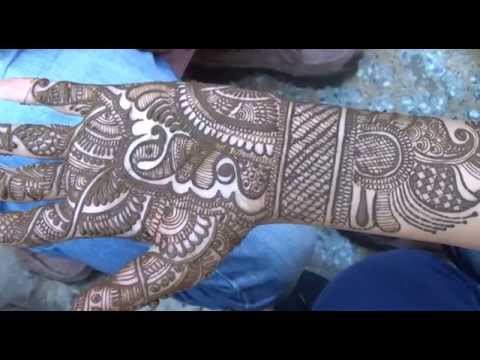 Beautiful Indian Mehendi Design(Indian Pakistani Bridal Mehndi 2016)