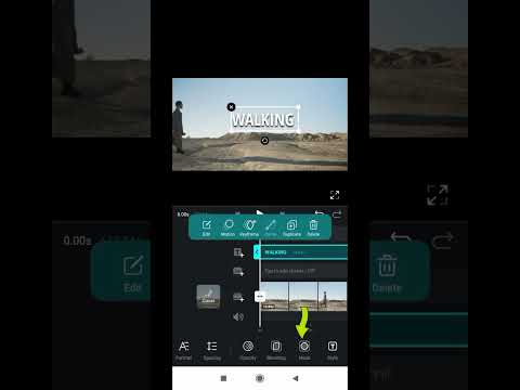 Hide text as you walk Vn video editor tutorial