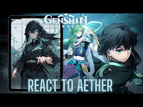 Genshin impact react to Aether as muichiro tokito | demon slayer | Gacha life 2 | Tanjiro p2