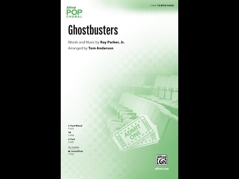 Ghostbusters (TB), arr. Tom Anderson – Score & Sound