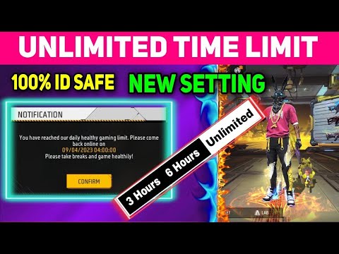 FREE FIRE TIME LIMIT KAISE HATAYE PROBLEM SOLUTION WITHOUT VPN || FREE FIRE TIME LIMIT PROBLEM