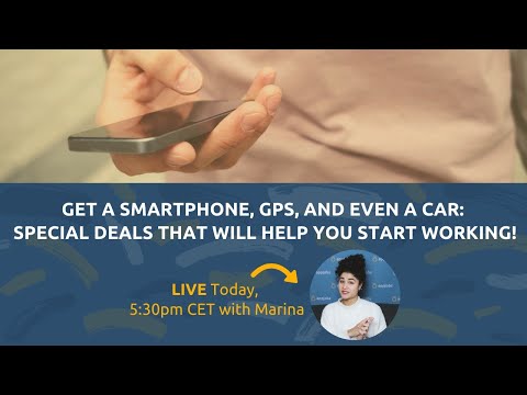 🔴 Get a smartphone, GPS, and a car: special deals that will help you start working | AppJobs.com