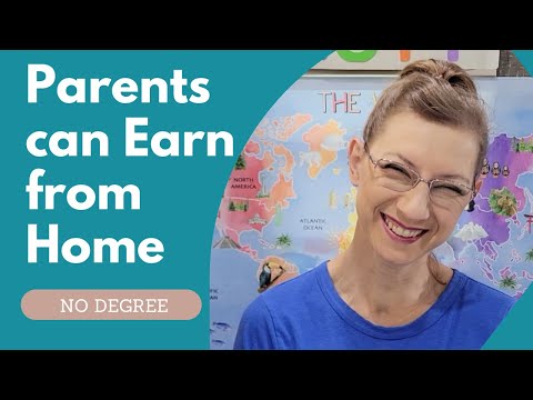 How stay at home moms can make money teaching kids online with no degree