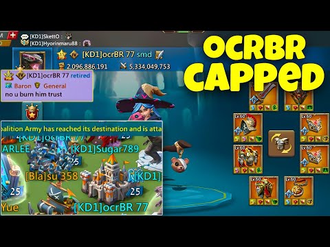 Lords Mobile - ONLINE RALLY TRAP CAPPED OCRBR. CAN COCOXWIKI RECUE HIM?