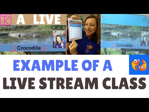 Real LIVE example of a PalFish Live Stream Class by Teacher Kristy. Learn English/teach English