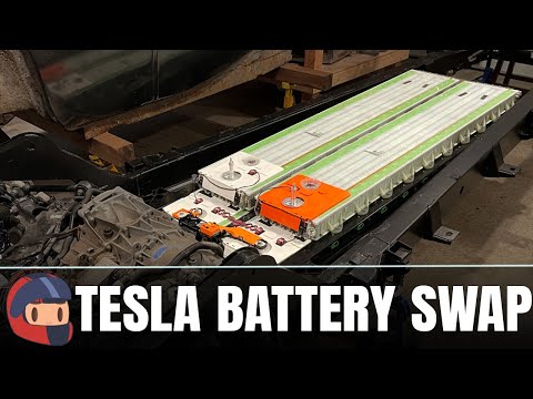 Tesla Battery Swap - Let's Shove A Model 3 Battery In A 1950 Jaguar.