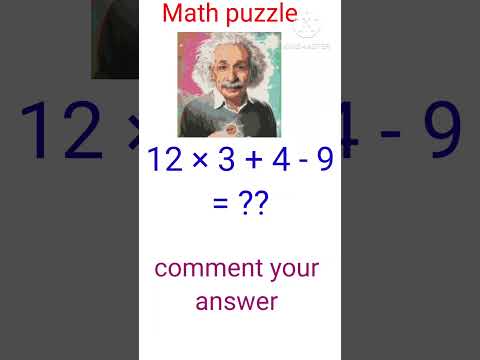 Math puzzle || #math #quizgame #quiz #mathematics #gkquestion