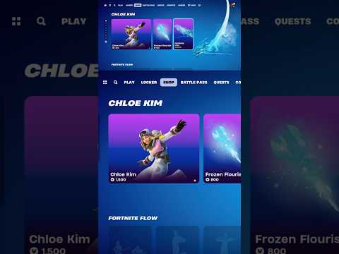 Chloe Kim Is Back With Her Ice Dragon Glider! #fortniteitemshopreview #shorts