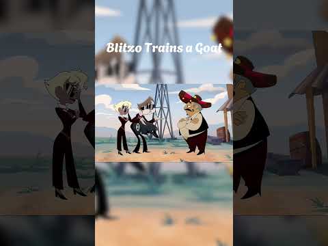 HELLUVA BOSS // Blitzo Trains a Goat // #helluvaboss #blitzo #moxxie