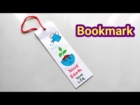 World Environment Day craft easy | Best Environment Day poster making | Environment Day Bookmark