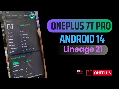 One Plus 7T Pro Android 14 (Lineage Custom ROM)