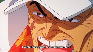 Emperor Luffy is Acknowledged & Feared by Admiral Akainu & CP0 (English Sub)