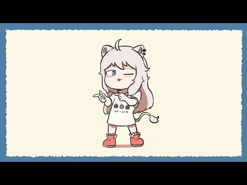 【手描き】 ししろんダンス 【獅白ぼたん/切り抜き/hololive/エビフライ】