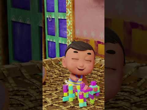 Aloo Ke Parathey, आलू के पराठे  #shorts  #nimbookids #hindirhymes #kidsvideo #shortvideo