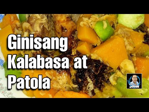 Ginisang Kalabasa At Patola | Lutong Bahay Recipe