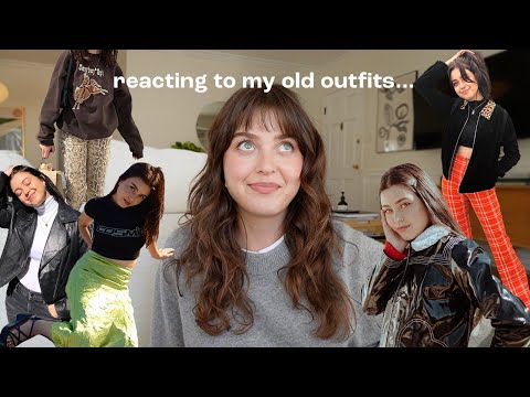 reacting to my old archived outfits... and how I’d style them now