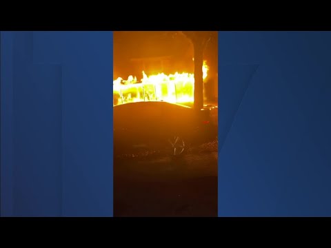 Muskegon Arson eyewitness video