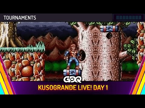 Kusogrande Live! Day 1  - Summer Games Done Quick 2024 Tournaments