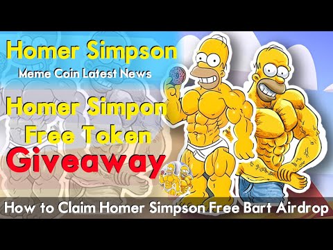 Homer Simpon Free Token Giveaway! | How to Claim Homer Simpson Free Bart Airdrop | Homer Simpson