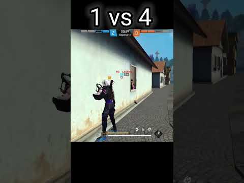 [FREEFIRE] 1vs4 ATTITUDE SIGMA MALE STATUS #trending #attitude #funny #freefire #sigmarule