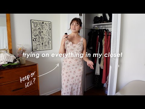 trying on everything in my closet pt. 1 (dresses and skirts)