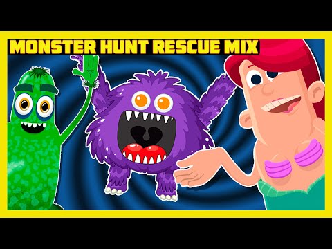 Monster Hunt Rescue Mix | Mermaid Hunt, Rescue the Dog, Ghost hunt & more