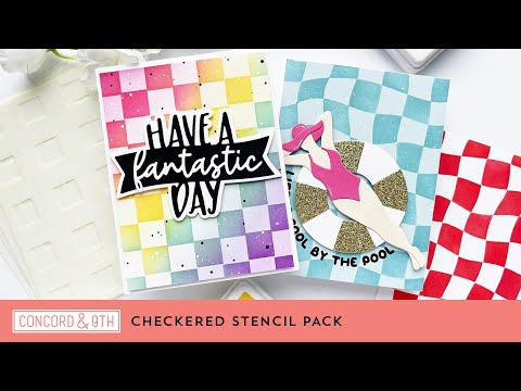 Checkered Stencil Pack