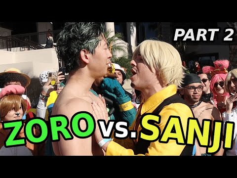 ZORO VS. SANJI #2 || ANIME ROAST BATTLE (ft. @Jefferyzang )