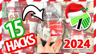 🎄*15* CHEAP ORNAMENT HACKS! Christmas $1 Dollar Tree DIYs 2024