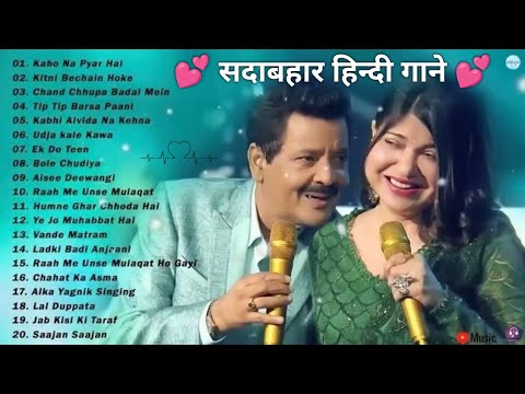 Best Of Kumar Sanu, Sonu Nigam, Udit Narayan, Alka Yagnik 🌹 Sadabahar Hindi Songs 🥀 Old Is Gold Song