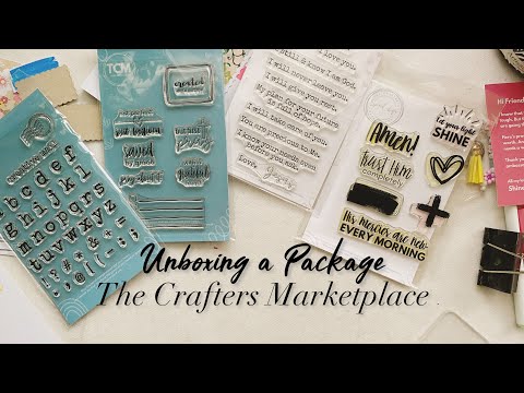 Unboxing A Package From The Crafters Marketplace