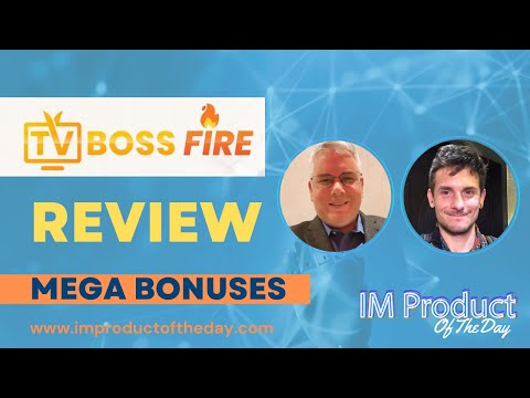 TV Boss FIRE TeeVee Review + Award-Winning Bonuses To Make It Work FASTER (Worth $997)!