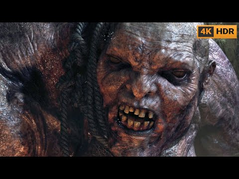 El Gigante Boss Fight [4K60 HDR] | Resident Evil 4: Remake Boss #2