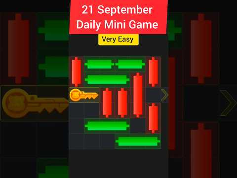 21 September Mini Game | Hamster kombat Mini Game | Today's Daily Mini game | New Mini Game hamster