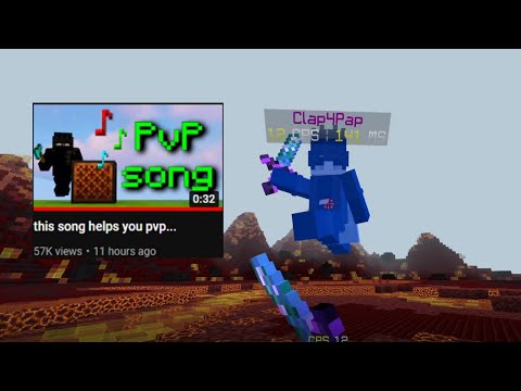 so i tried minemanners pvp song…