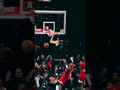 TRISTÁN VUKCEVIC THROWING DOWN THE HAMMER 🔨 #shorts #basketball #dunk #nba