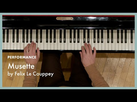 Musette - Le Couppey (page 62, Literature for the Piano Book 1)