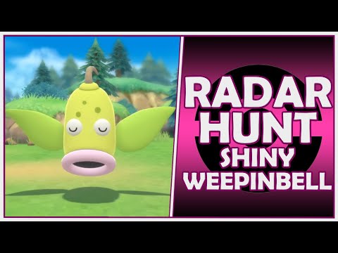 Shiny Weepinbell at 19th Pokeradar Chain Reset | Pokemon Shining Pearl