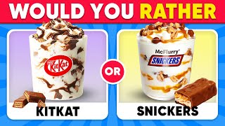 Would You Rather…? Sweets Edition 🍫🍬 Daily Quiz