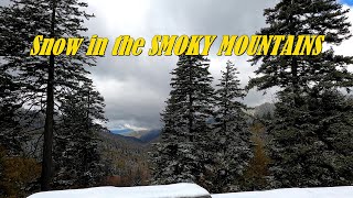 First Snow in the Smoky Mountains #vacationstationtv