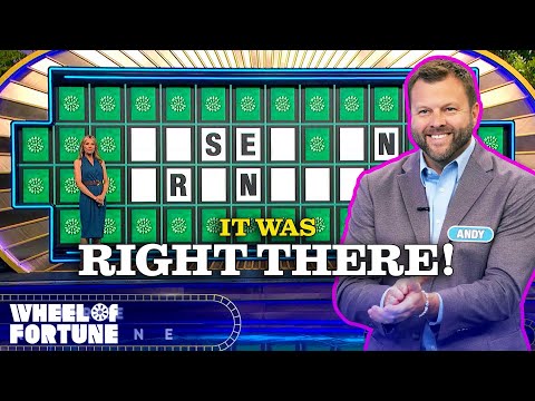 Andy's Bonus Round | S42 | Wheel of Fortune