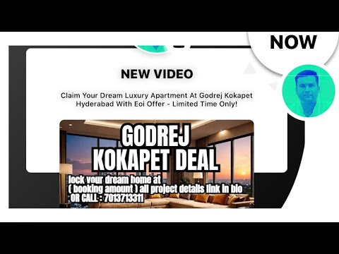 Secure Your DREAM Luxury Apartment at Godrej Kokapet Hyderabad!