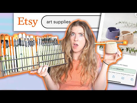 I Bought ETSY Art Supplies..*you can't buy this in stores??*