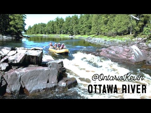 Whitewater rafting down the Ottawa River