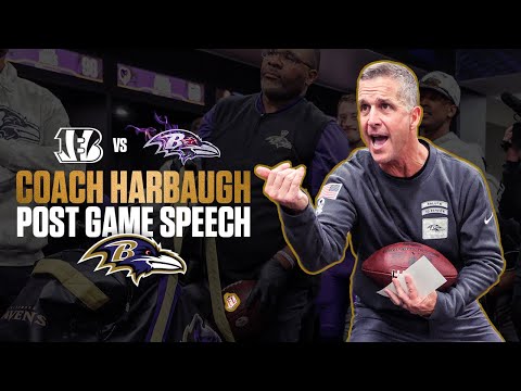 John Harbaugh Hands Out Game Balls After Baltimore's Win Over Bengals | Baltimore Ravens