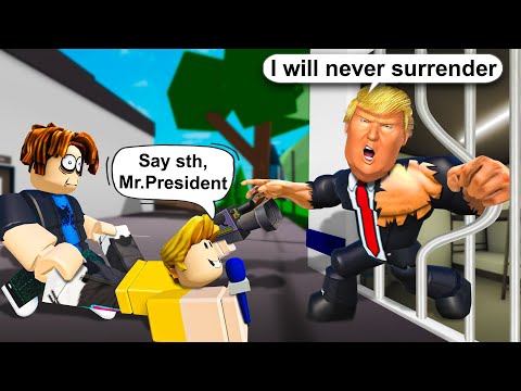 GUILTY PRESIDENT _ PRISON BREAK 👮 Roblox Brookhaven 🏡 RP - Funny Moments